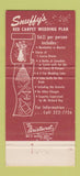 Matchbook Cover - Snuffy's Scotch Plains NJ girlie 30 Strike