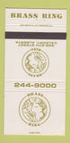 Matchbook Cover - Brass Ring Calgary AB girlie 30 Strike