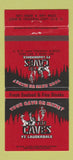 Matchbook Cover - Caves Fort Lauderdale FL caveman girlie 30 Strike
