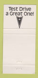Matchbook Cover - Lewis Chevrolet Pontiac Sweetwater TN Roman Red 30 Strike