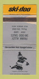 Matchbook Cover - Ski Doo Snowmobiles West Branch MI WORN 30 Strike
