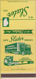 Matchbook Cover - Slater Trucking Inc Granite City IL 30 Strike