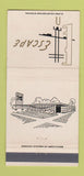 Matchbook Cover - Escape Restaurant Berwyn IL 30 Strike