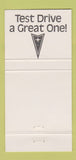 Matchbook Cover - Lewis Chevrolet Pontiac Sweetwater TN Lombard Blue 30 Strike