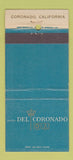 Matchbook Cover - Hotel Del Coronado CA 30 Strike