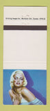 Matchbook Cover - Marilyn Monroe girlie 1983 30 Strike
