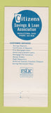 Matchbook Cover - Citizens Savings Loan Middletown OH 1976 30 Strike