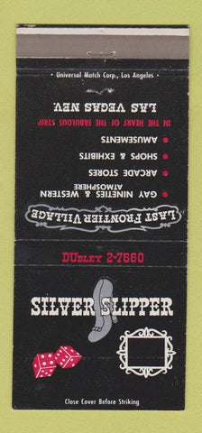Matchbook Cover - Silver Slipper Casino Las Vegas NV 30 Strike