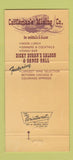 Matchbook Cover - Cattleman's Mining Restaurant Kearney NE 30 Strike