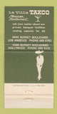 Matchbook Cover - La Villa Taxco Mexican Hollywood Los Angeles CA WEAR 30 Strike