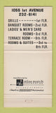 Matchbook Cover - Cuyamaca Club San Diego CA WEAR 30 Strike
