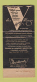 Matchbook Cover - The Village San Francisco CA restaurant 30 Strike