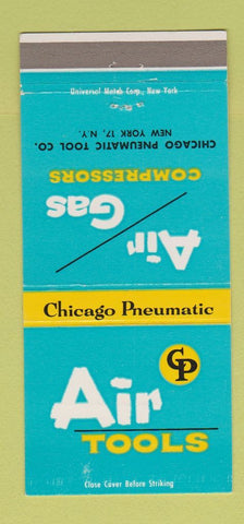 Matchbook Cover - Air Tools Chicago Pneumatic New York City 30 Strike