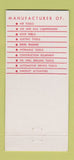Matchbook Cover - Air Tools Chicago Pneumatic New York City 30 Strike