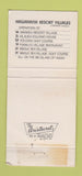 Matchbook Cover - Punalu'u Village Hawaii WEAR 30 Strike