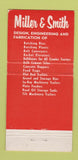 Matchbook Cover - Miller Smith Manufacturing Albuquerque NM 30 Strike
