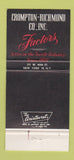 Matchbook Cover - Crompton Richard Factors Textile New York City 30 Strike