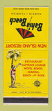 Matchbook Cover - Bahia Beach Resort Ruskin FL Quality Courts 30 Strike