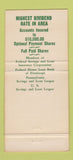 Matchbook Cover - Home Savings Loan Tamaqua PA 30 Strike