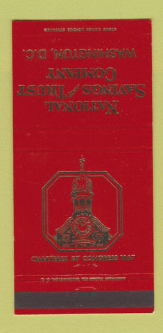 Matchbook Cover - National Savings Trust Washington DC 30 Strike