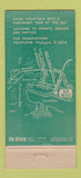 Matchbook Cover - Sea Wolf Restaurant Oakland CA 30 Stick