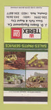 Matchbook Cover - GM Terex Tractors Omaha NE 30 Strike
