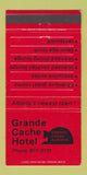 Matchbook Cover - Grande Cache Hotel AB 30 Strike