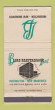 Matchbook Cover - Lord Beaverbrook Hotel Fredericton NB WEAR 30 Strike