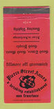 Matchbook Cover - Pierce Street Annex San Francisco CA 30 Strike
