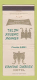 Matchbook Cover - Erawan Garden Hotel Palm Desert CA WEAR 30 Strike