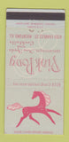 Matchbook Cover - Pink Pony Restaurant Rockford IL 30 Strike