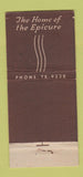 Matchbook Cover - The Spur Buffalo NY Restaurant 30 Stick