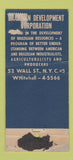 Matchbook Cover - Nelson Line Shipping New York City WEAR 21 Strike Feature
