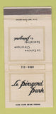 Matchbook Cover - Le Perigord Park New York City WEAR 30 Strike