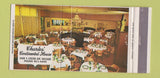 Matchbook Cover - Charles' Continental House Chicago IL 30 Strike