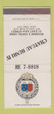 Matchbook Cover - Chateau Henri IV Restaurant New York City WEAR 30 Strike