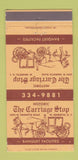 Matchbook Cover - Carriage Stop West Henrietta NY 30 Strike