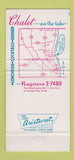 Matchbook Cover - Chalet on the Lake Port Washington WI 30 Strike