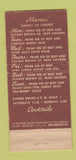 Matchbook Cover - Jump n Jack Chuck Wagon Los Angeles CA 21 Strike Feature