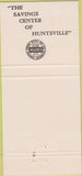 Matchbook Cover - First Federal Savings Loan Huntsville AL 30 Strike