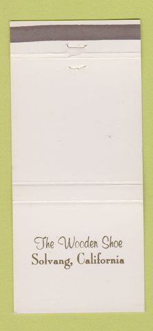 Matchbook Cover - The Wooden Shoe Solvang CA 30 Strike