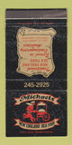 Matchbook Cover - Michaels New England Seafood Sunnyvale CA 30 Strike