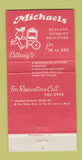 Matchbook Cover - Michaels New England Seafood Sunnyvale CA 30 Strike