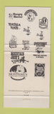 Matchbook Cover - Dry Dock Restaurant Akron OH Indianapolis IN 30 Strike