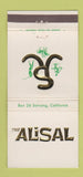Matchbook Cover - The Alisal Solvang CA WEAR 30 Strike
