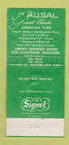 Matchbook Cover - The Alisal Solvang CA WEAR 30 Strike
