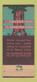 Matchbook Cover - Clift Hotel San Francisco CA Redwood Room 30 Stick