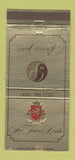 Matchbook Cover - Sir Francis Drake Hotel San Francisco CA 30 Strike