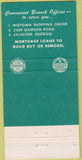 Matchbook Cover - Albany First Federal Savings GA green CREASE 30 Strike