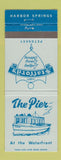 Matchbook Cover - The Pier Stafford's Harbor Springs Petoskey MI
